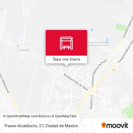 Paseo Acueducto, 27 map