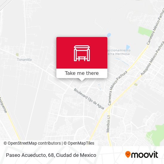 Paseo Acueducto, 68 map