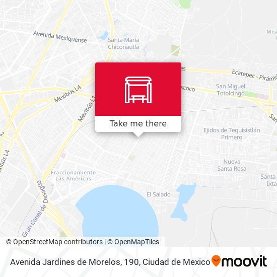 Avenida Jardines de Morelos, 190 map