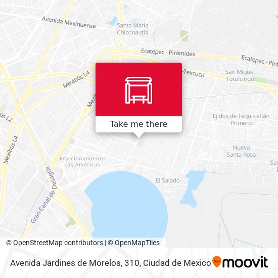 Avenida Jardines de Morelos, 310 map