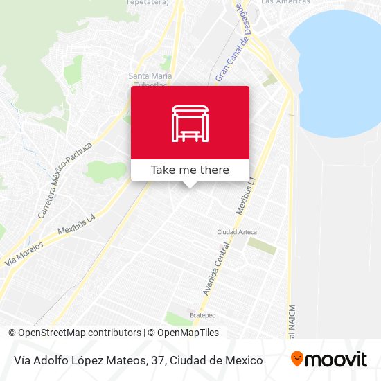 Mapa de Vía Adolfo López Mateos, 37