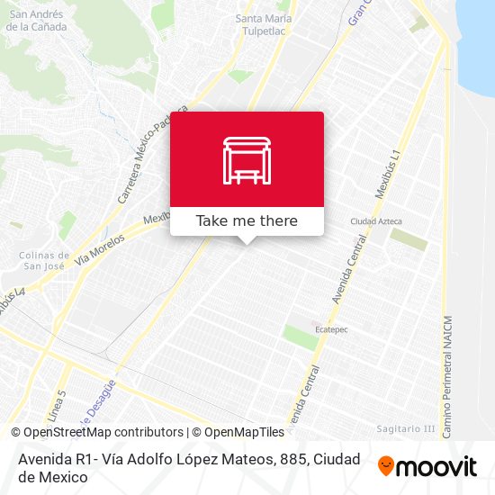 Avenida R1- Vía Adolfo López Mateos, 885 map