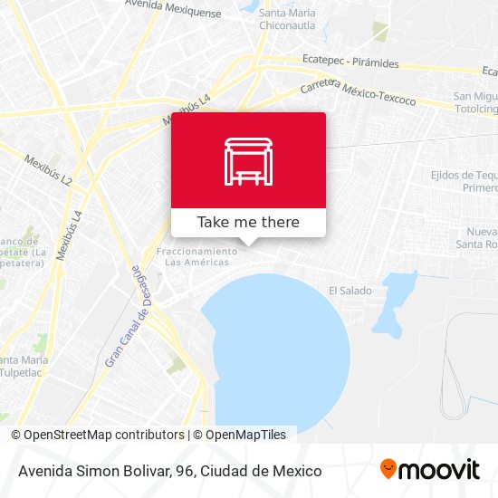 Avenida Simon Bolivar, 96 map
