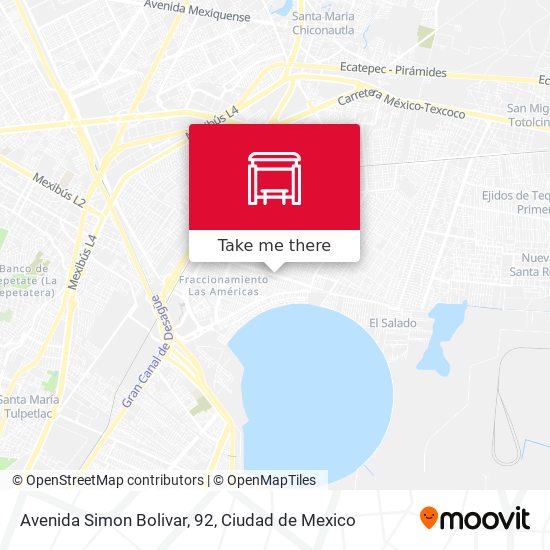 Avenida Simon Bolivar, 92 map