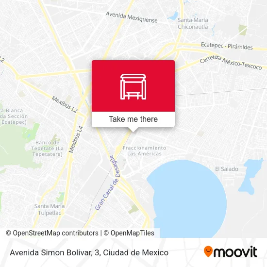 Avenida Simon Bolivar, 3 map