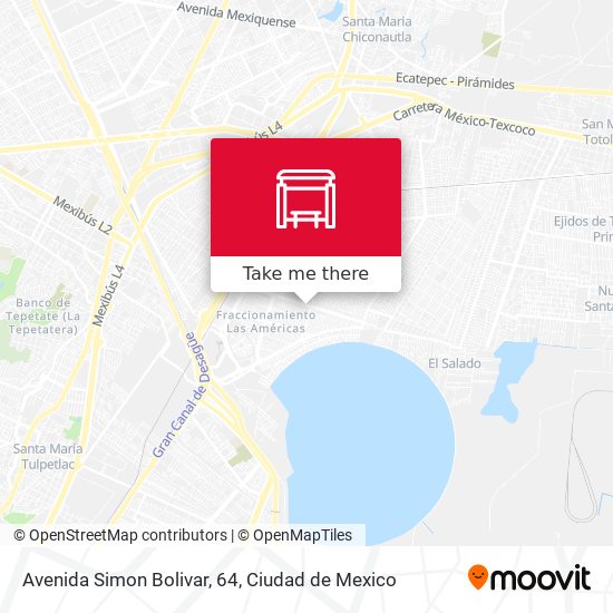 Avenida Simon Bolivar, 64 map