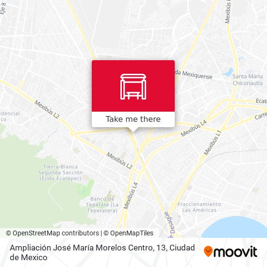 Ampliación José María Morelos Centro, 13 map
