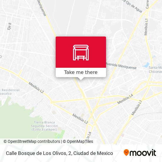 Calle Bosque de Los Olivos, 2 map