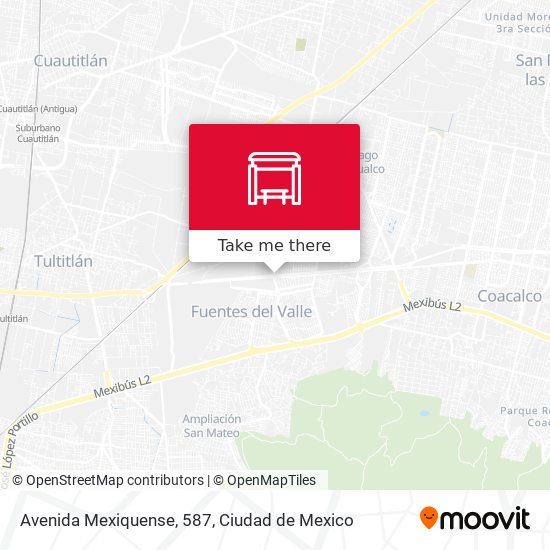 Avenida Mexiquense, 587 map