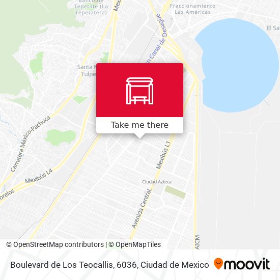 Boulevard de Los Teocallis, 6036 map