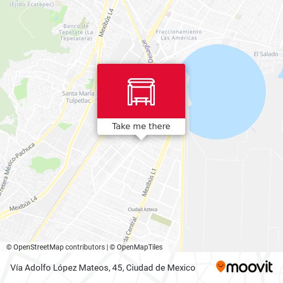 Mapa de Vía Adolfo López Mateos, 45