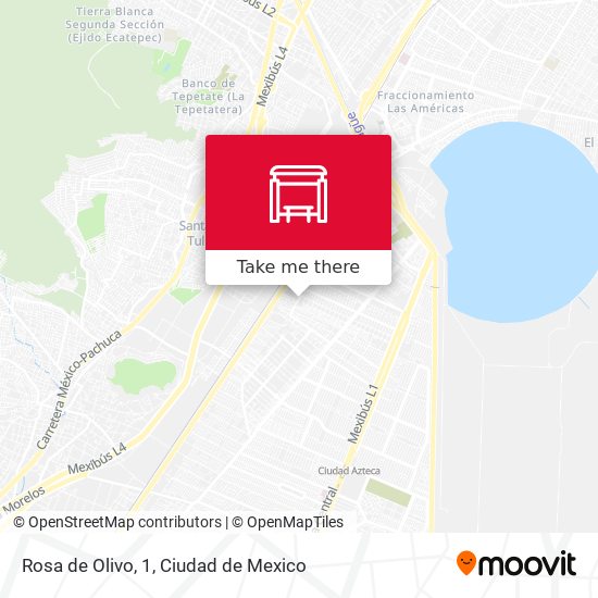 Mapa de Rosa de Olivo, 1