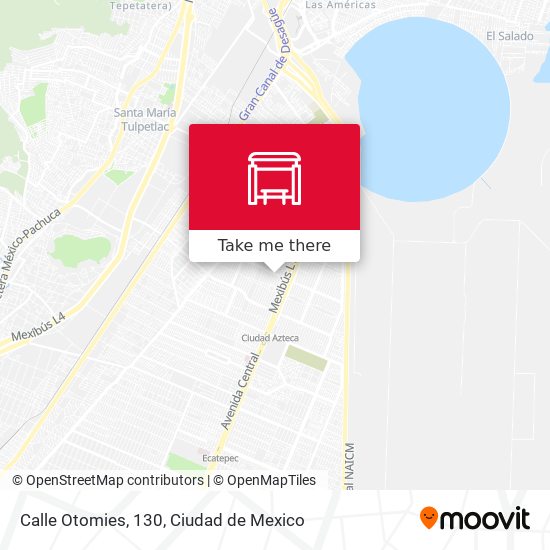 Calle Otomies, 130 map
