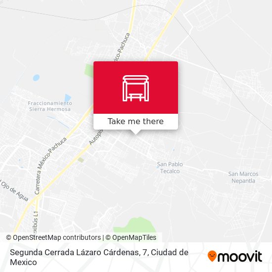 Mapa de Segunda Cerrada Lázaro Cárdenas, 7