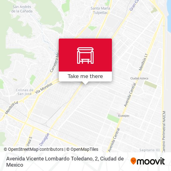 Mapa de Avenida Vicente Lombardo Toledano, 2