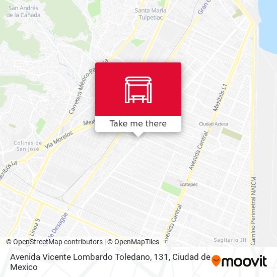 Mapa de Avenida Vicente Lombardo Toledano, 131