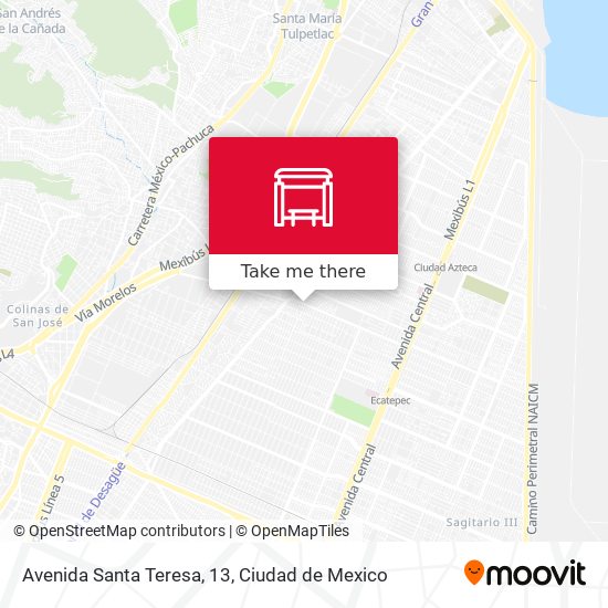 Avenida Santa Teresa, 13 map