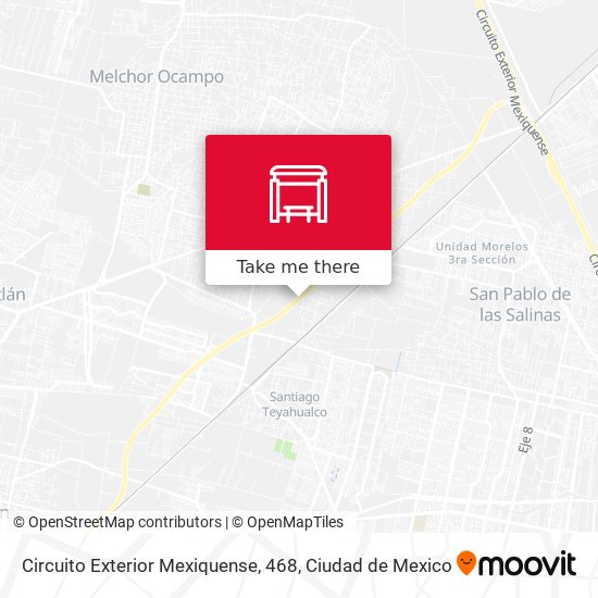 Circuito Exterior Mexiquense, 468 map