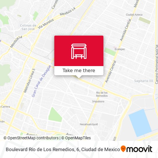 Mapa de Boulevard Río de Los Remedios, 6