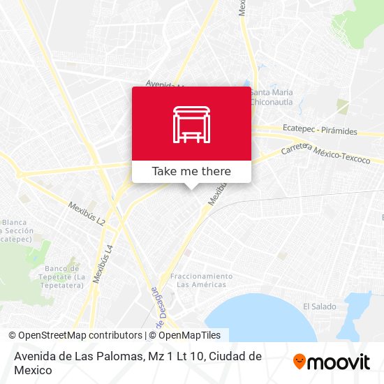 Avenida de Las Palomas, Mz 1 Lt 10 map