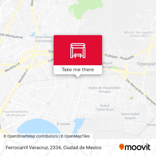 Mapa de Ferrocarril Veracruz, 2336