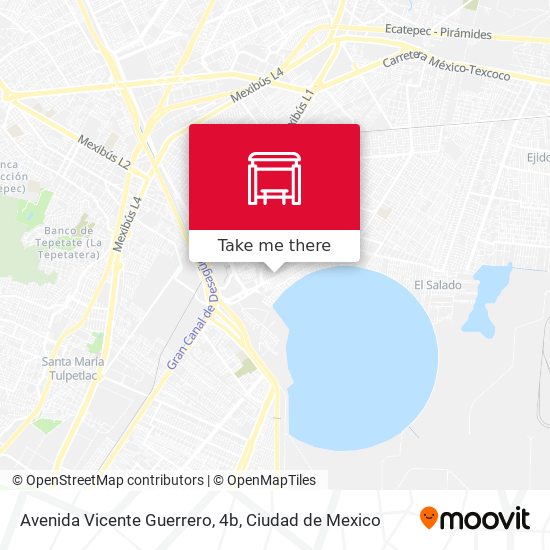 Avenida Vicente Guerrero, 4b map