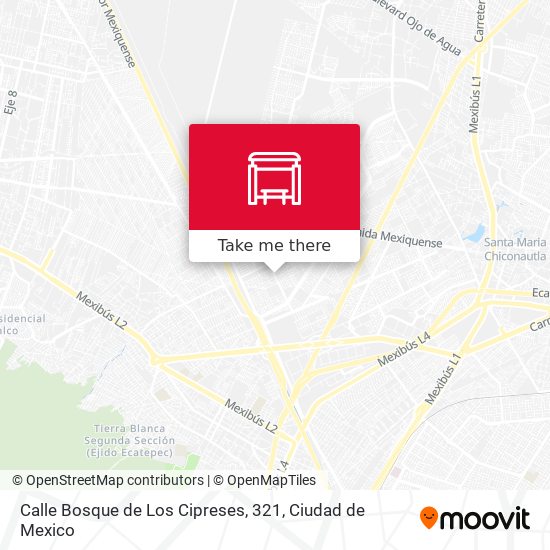 Calle Bosque de Los Cipreses, 321 map