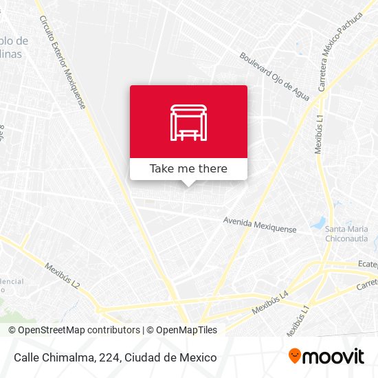 Mapa de Calle Chimalma, 224