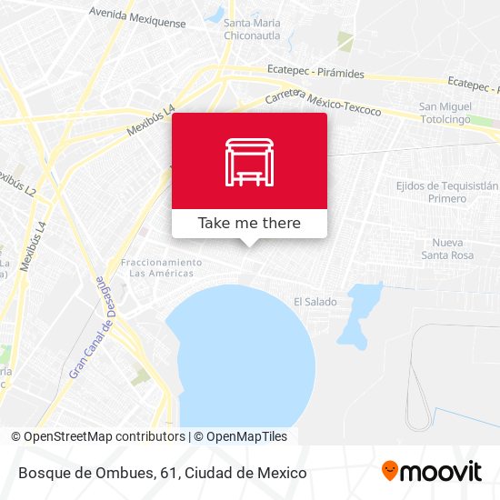 Mapa de Bosque de Ombues, 61