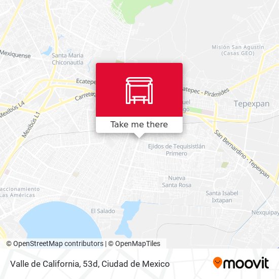 Mapa de Valle de California, 53d