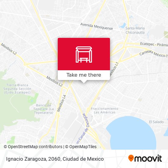 Ignacio Zaragoza, 2060 map