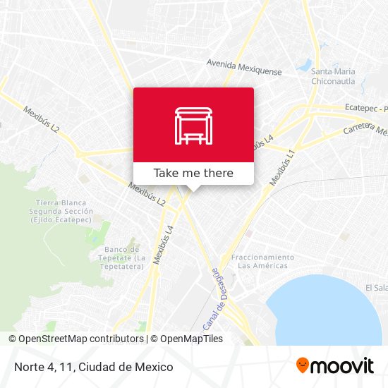 Mapa de Norte 4, 11