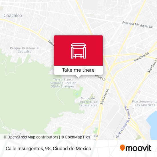 Calle Insurgentes, 98 map