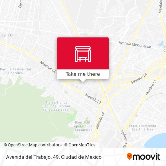Avenida del Trabajo, 49 map