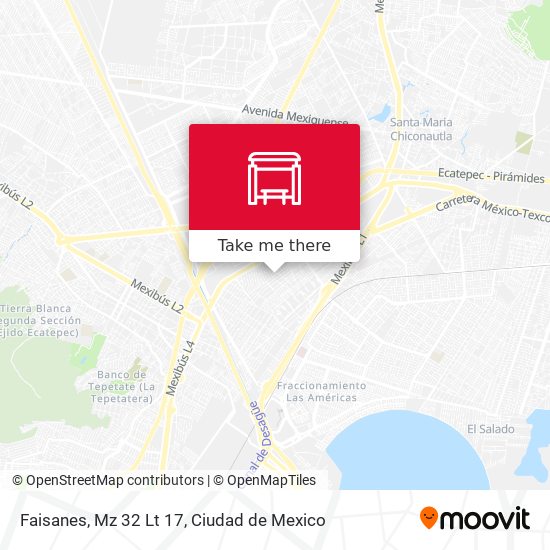 Mapa de Faisanes, Mz 32 Lt 17
