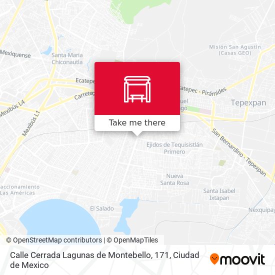 Calle Cerrada Lagunas de Montebello, 171 map