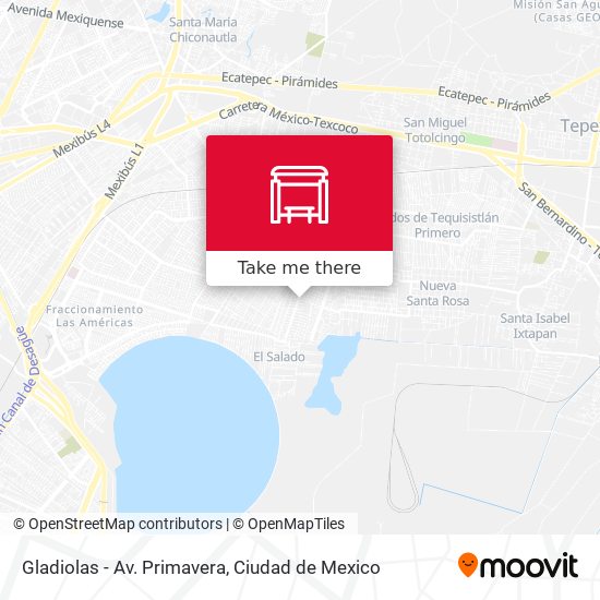 Gladiolas - Av. Primavera map