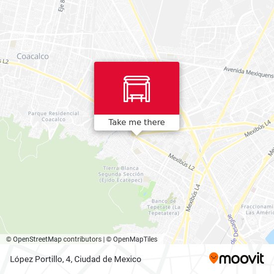 López Portillo, 4 map
