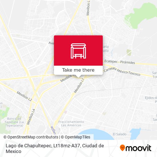 Mapa de Lago de Chapultepec, Lt18mz-A37