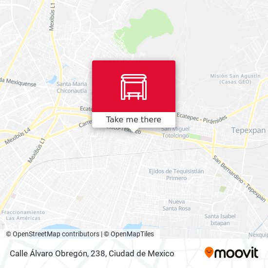 Mapa de Calle Álvaro Obregón, 238