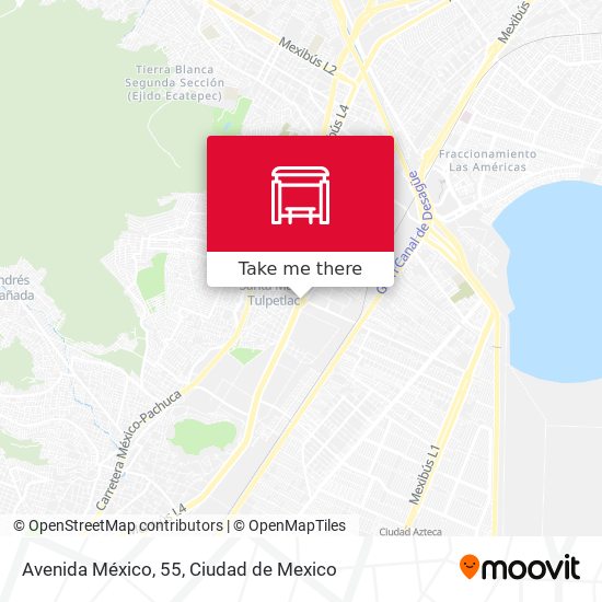 Mapa de Avenida México, 55