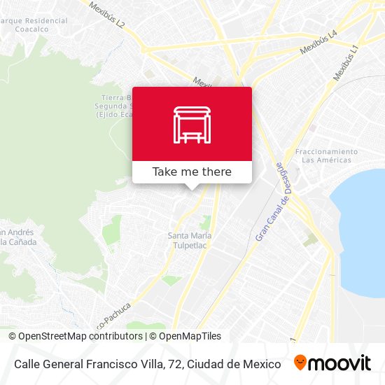 Calle General Francisco Villa, 72 map