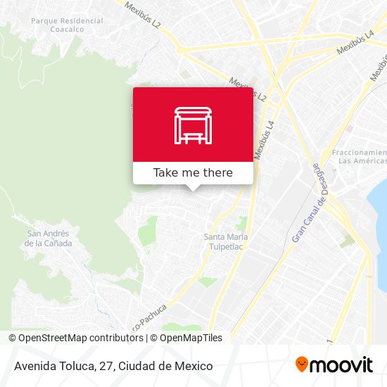 Avenida Toluca, 27 map