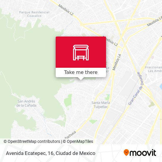 Avenida Ecatepec, 16 map