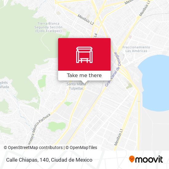 Calle Chiapas, 140 map