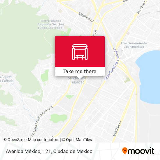Mapa de Avenida México, 121