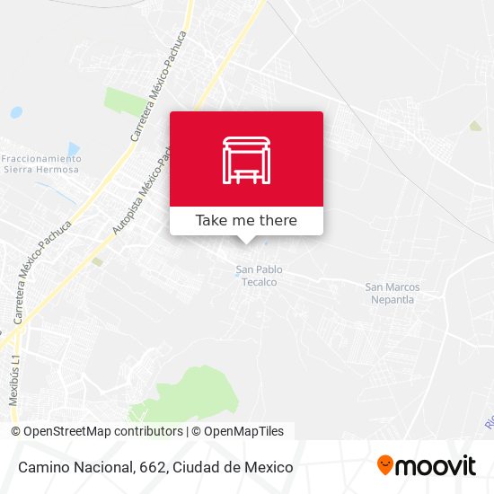 Camino Nacional, 662 map