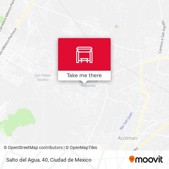 Salto del Agua, 40 map