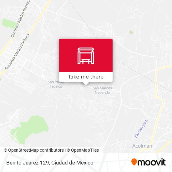 Benito Juárez 129 map