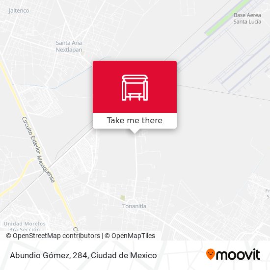 Abundio Gómez, 284 map